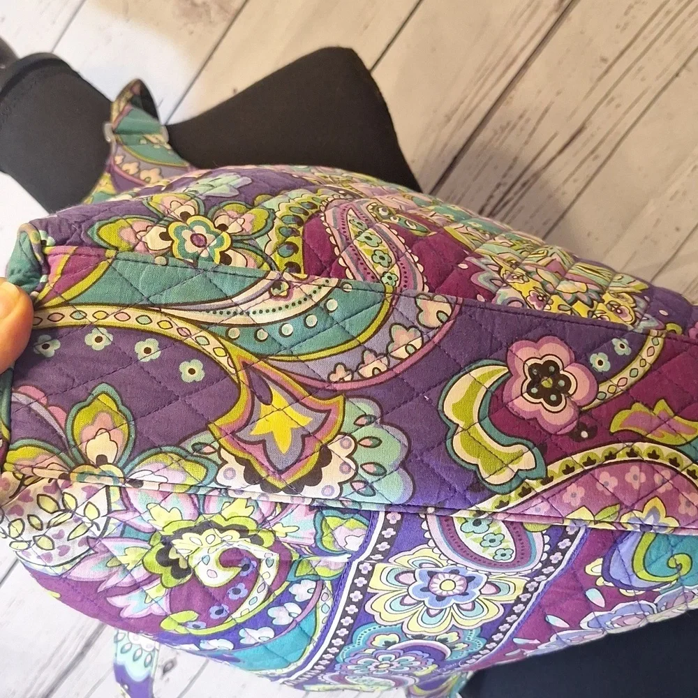 Vera Bradley Floral Quilted Laptop Tote – Fits 15